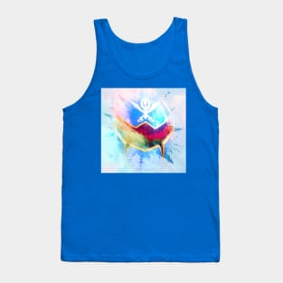 SUPER MEGAFORCE BLUE RANGER IS THE GOAT PRMF Tank Top